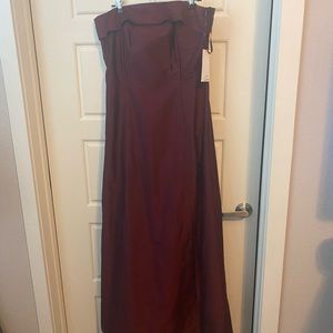 Siri size 12 Dupioni silk gown